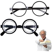 OHREN 2 Piezas Gafas de Nerd - Divertidas Gafas de Pasta sin