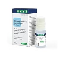 cp-pharma Hyalopanthen Augentropfen | 10 ml | Augentropfen für Tiere | Mit Hyaluronsäure & Dexpanthenol