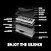 MSI Forge GK600 TKL Wireless Sky - Mechanical Linear SWITCHES - Dye-Sublimated PBT Keycaps, Anti-Slip Base, RGB LED, USB 2.0, Bluetooth, 2.4 GHz - Tenkeyless
