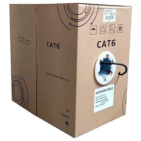 JUSTOP 305M CAT6 Ethernet Cable Reel Cover