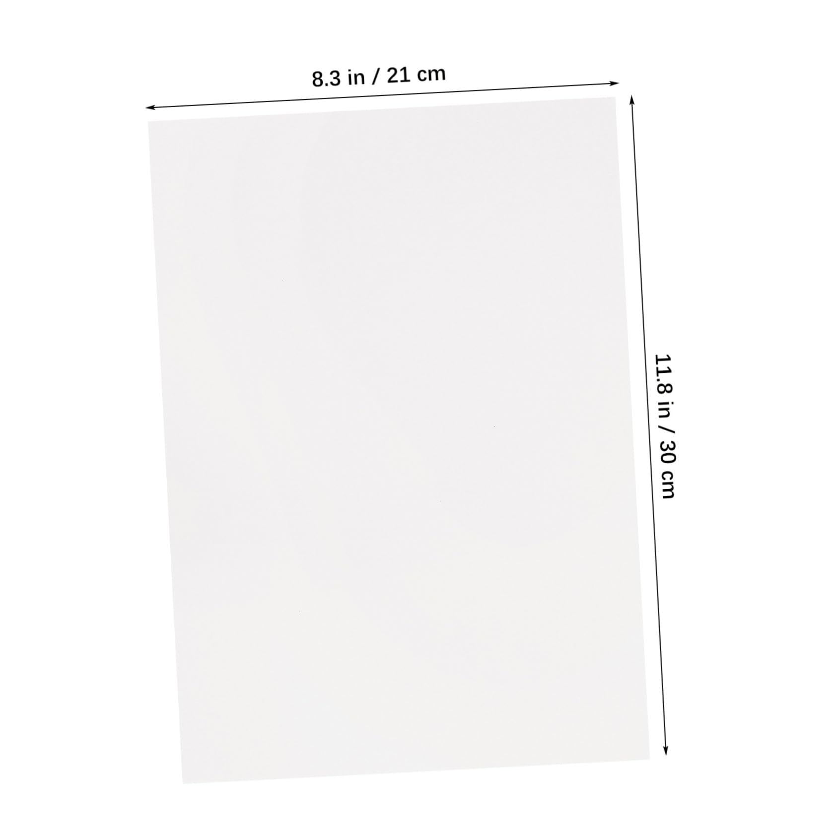 PartyKindom A4 Druckerpapier Blanko aus Zellstoff mit Glatter Oberfläche und Schmierschutz in Beige für Kleines Büro 100 Blatt Mehrfachpack