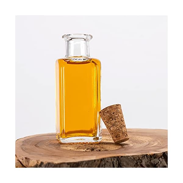 SUPERBUTELKI.PL Glasflaschen Zum BefÃ¼llen 100ml Quadra 50 StÃ¼cke, Elegantes und modernes Glas, Zur Aufbewahrung von Wein, Tinkturen, Leere GlÃ¤ser, Flaschen Mit Korken (50, 100ml) – Bild 3