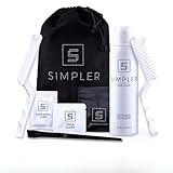 Simpler Hair Color Blond Mustache and Beard Upgraded Brush Kit with 3 Brushes Included for Precision Application - Gentle Beard Coloring for Gray Hair for an Effortless Natural Look