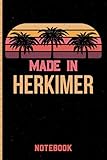  Made In Herkimer Notebook: Herkimer Gift Idea Lined Diary Notebook or Journal Vintage Beautiful Cover