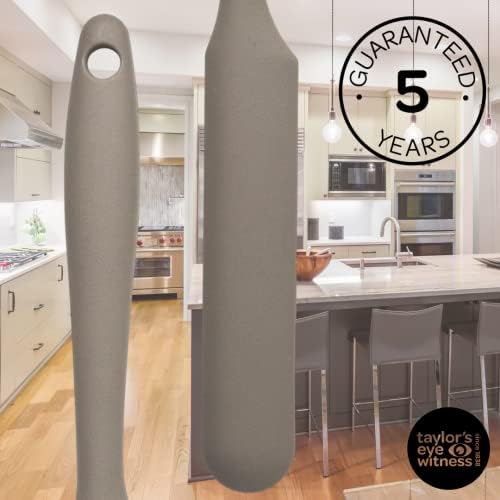 Taylors Eye Witness Mini Silicone Grey Palette Knife - Dishwasher Safe. Flexible & Perfect Size for Icing Cupcakes, Buns & Pastries. Odour, Stain & Heat Resistant (260°C/500°F). 5 Year Guarantee.