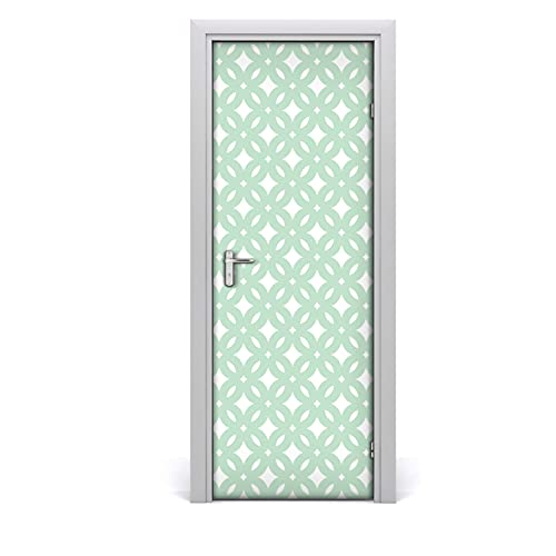 Papier peint sur la porte mural auto-adhésive imperméable cercle 85x200