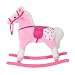 HOMCOM Caballito Balancín Bebé Balancín Peluche Caballo Madera para Niños +3 Años...