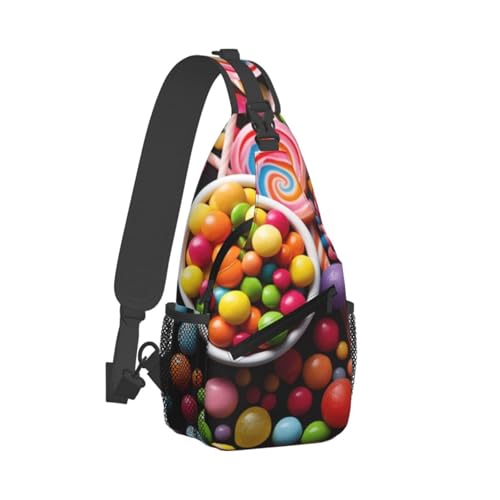 Colour Candy Cross Chest Bag bolso de pecho unisex miniatura 2