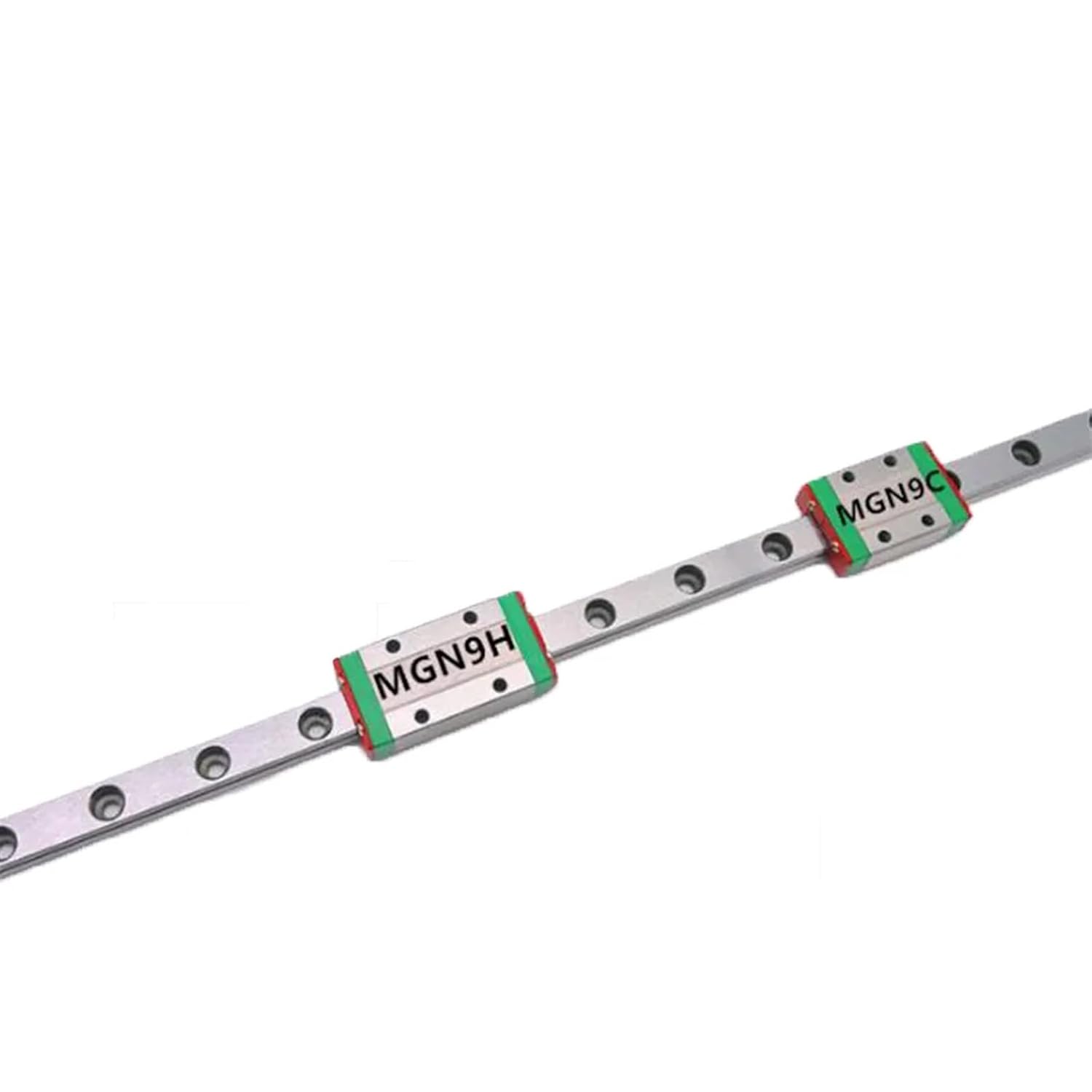 1Pcs MGN9 Linear Rail Guide Width 9mm Length 100 200 300 400 500 600 700 Mm with 1Pcs Linear Block MGN9H(MGN9H 400mm)
