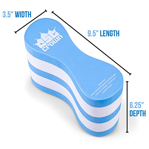 Core Pull Buoy | Aquatic Fitness Strength Training | Eva Foam Flotation Exercise Aid | Equipment For Competitive Swim Team Training & Swimming Pool Resistance Workout | Swim Buoy For Adults & Children #TOP5