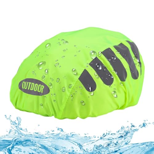 Fahrradhelm Regenschutz, Winddichter Regenüberzug, atmungsaktiver und...