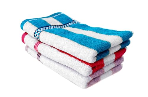 Image of Space Fly Cabana Cotton Hand Towel Soft, 500 GSM, 11 X 17 Inches | Quick Dry, Small Size Travel Friendly Towel for Home & Kitchen Use Hand Towel Set of 1