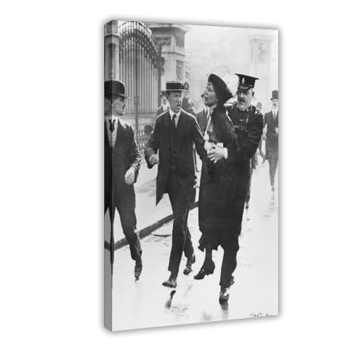 Impression sur toile Emmeline Pankhurst decoration murale tableau suspendu
