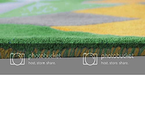 Image of Mordern Design Handmade Tufted Carpet Pure Woollen Export Quality Carpet for Living Room, Bedroom Hall [ Size 8 x 8 Round, Color Multi B2 ]