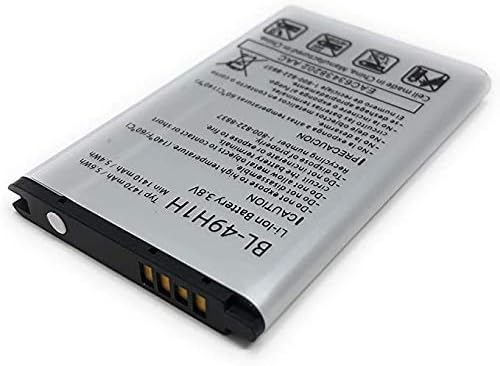 LG Replacement Battery BL-49H1H (EAC63438202) for LG Exalt LTE VN220 (Verizon Wireless), LG Wine LTE UN220 (US Cellular) in Non-Retail Packaging