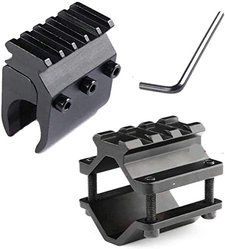 360 Tactical Single Rail Three Slot Barrel Mount Weave Picatinny Weaver Barrel Mount 3 Slot (Barrel Mount & Universal 21mm Weaver Rail)