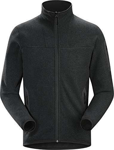Arc'teryx Covert Cardigan Men's (Black Heather, Past Season, Large)
