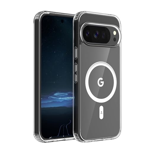 Image of ONES Magnetic for Google Pixel 10 Pro / 10 Slim Case, Compatible with Magsafe, Military-Grade Drop Guard, Anti-Yellowing, Shockproof Cover for Pixel 10 Pro / 10, Scratch-Resistant, Transparent