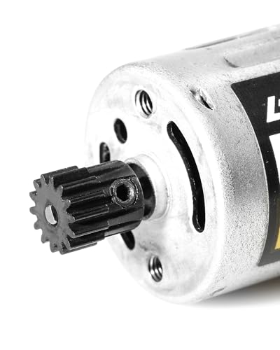 CHRCOED 48DP Hardened Steel Pinion Gear 9T 2.0mm Shaft,Metal Motor Gear Set for 1/18 RC Car Traxxas LaTrax Teton/Rally/Desert Prerunner/SST Upgrade Part 7644