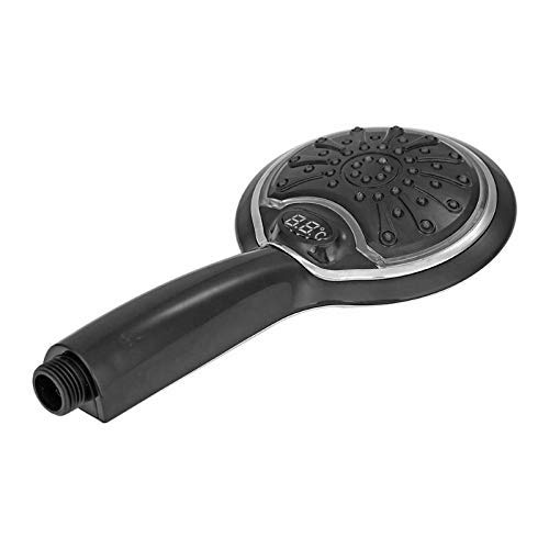 Cfbcc Shower Head Digital LCD Display Temperature Control Shower Head Led Water Power Shower Head Powered Spray for Baby Pregnant Women