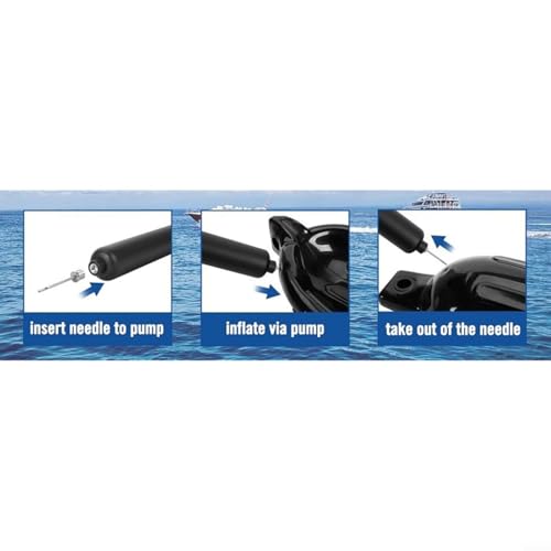 Bateau gonflable nervuré noir lot de 2 ou 4 rapide à utiliser