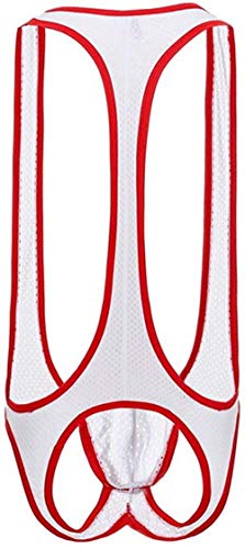 Naturemore Men's Sexy Nylon Jockstrap Leotard Underwear Jumpsuits Wrestling Singlet Bodysuit2