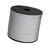 DeeRace 9ストランドパラコードロープ ウィービングロープ 50M 4mm テントアクセサリー 強力キャンプロープ パラシュートコード アウトドア バックパッキング キャンプ用, シルバーグレー