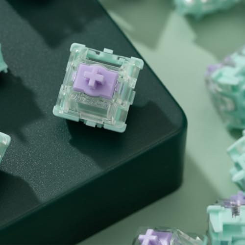 Image of MELETRIX WS Hall Effect Magnetic Keyboard Switches, WS Dash HE Magnetic Linear Switches with POM Stem, Pre-lubed Freely Setting Pre-Travel Key Switch Compatible with Hall Effect Keyboard 70Pcs
