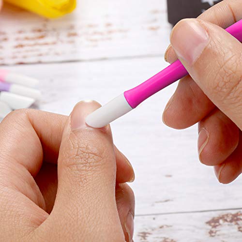 60 Pieces Plastic Handle Nail Cuticle Pusher Rubber Tipped Nail Cleaner Colored Nail Art Tool For Men And Women Christmas Valentine's Day Giving (Assorted Colors) #TOP4