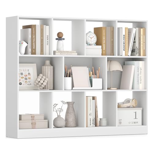 VASAGLE Custos Collection - Bookshelf, 3-Tier Bookcase, Book Shelf, Open Storage Shelf, 9.4 x 49.6 x...