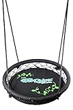 M&M Sales Enterprises Web Riderz Basket Swing,Black