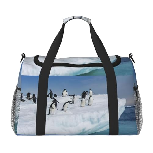 Sac de voyage pliable pingouin imperméable et grand bagage cabine main