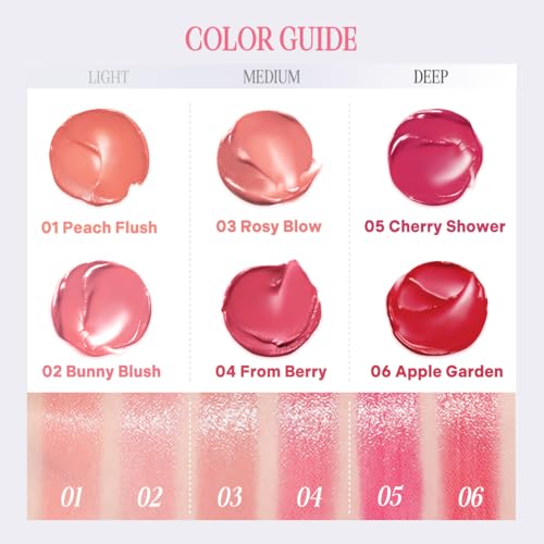 CLIO PROFESSIONAL CLIO Essential Lip & Cheek Tap, Pocket Blush, Creamy & Blendable Color For Lips and Cheeks, Contour & Highlight Face, Buildable Dewy & Natural Glow Finish, Non-Greasy, Travel-Sized (04 FROM BERRY)