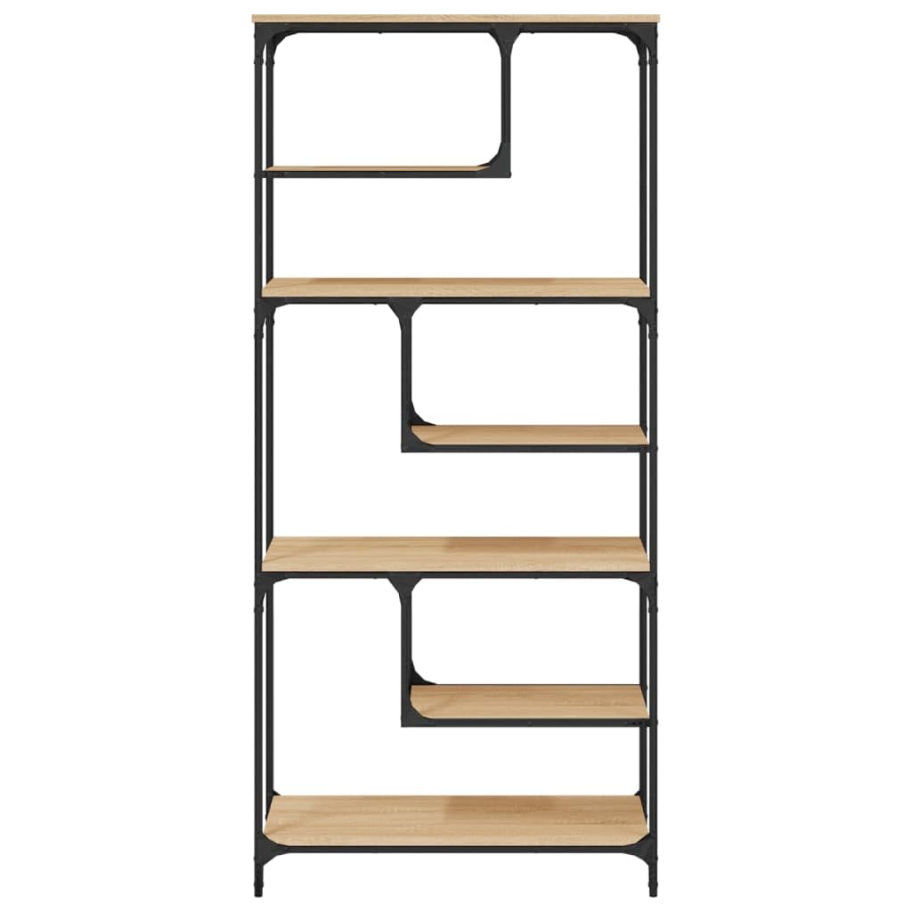 Generisch Bücherregal Sonoma-Eiche 81x36x176 cm Holzwerkstoff,Möbel,Regalsysteme,Bücherregale Bücherschränke-836224