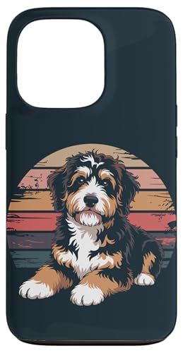 Vintage Bernedoodle Case for iPhone 13 Pro