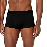 Boxer pour homme   Sans étiquette qui gratte   Sous vêtements de sport pour sous vêtements   Coton Elasticizzato Mutande Uomo Intimo Morbido Aderenti Underwaer, O Noir., 5XL