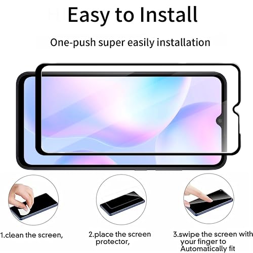 Tzstz 3 pezz per Xiaomi Redmi 9AT Pro vetro