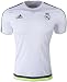 Adidas Mens Real Madrid Replica FC Training Jersey White/Deepest Space/Solar Yellow S88957 Size Large