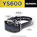 Dogtra YS600 Anti Bark Collar for Medium to Large Dogs, Adjustable 10 Intensity Levels, Vibration Warning, Low/High Stimulation, Waterproof, 2-Hour Quick Charge Rechargeable Battery, w/PetsTEK Clicker