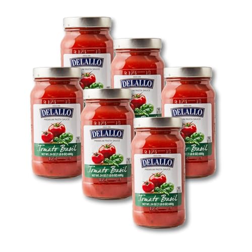 DeLallo Tomato Basil Pasta Sauce, Made with Roma Tomatoes and