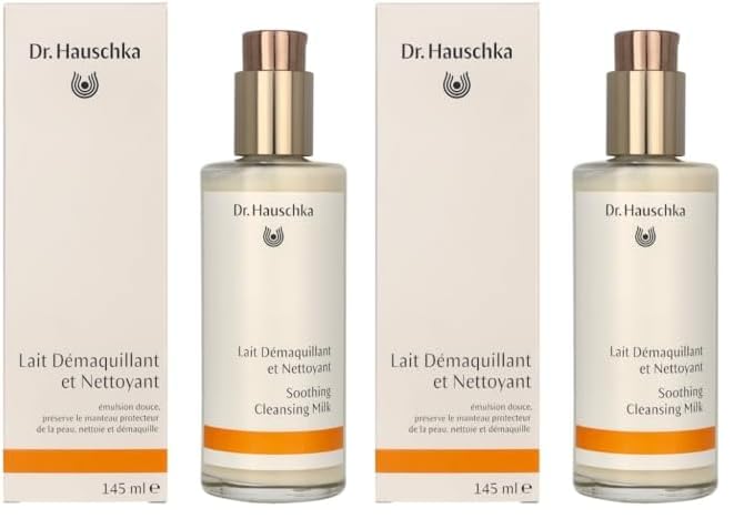 Dr. Hauschka Soothing Leche Limpiadora - 145 ml (Paquete de 2)