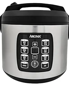 Aroma Digital Rice Cooker - Stainless Steel (20 Cups)