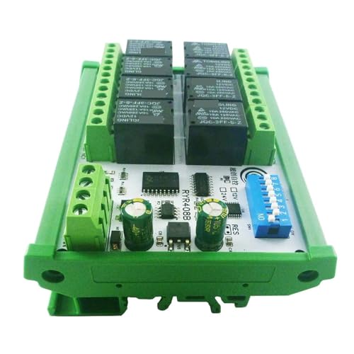 Module Remote IO RS485 Modbus RTU Évite le Câblage Complexe 8 Relais 24V - 6