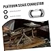 Mechanical Platform Scale Connector Accessory Set 2 Knife Supports Adjustable Connection Adapter for Weighing Scale Parts Suitable for Industrial Use