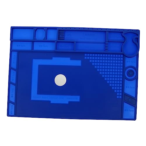 Alfombrilla magnética de silicona OSALADI para reparación de electrónica y talleres 2
