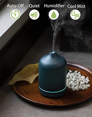 Bulleoo Essential Oil Diffuser,Nature Ceramic Diffuser,Stone Ultrasonic Essential Oil Diffuser For Aromatherapy (Blue) #TOP4