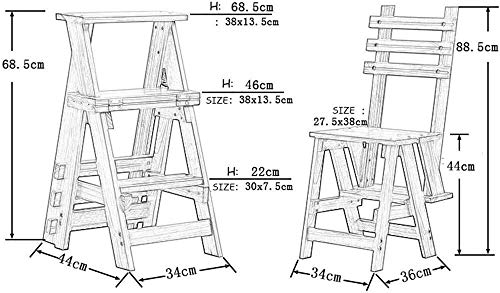 Tabouret escabeau pliable pour atteindre les placards hauts sans effort