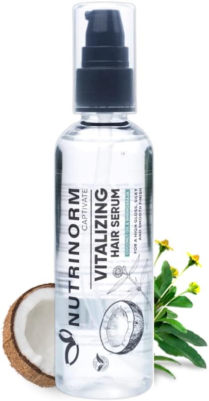 NUTRINORM Vitalizing Hair Serum - 100ml, for Silky Smooth Hair, Frizz Control
