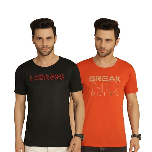 Image of Mack Jonney Regular Fit Mens Tshirts(Pack of 2-MACK631784)