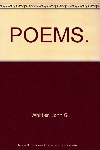 POEMS. B002ZCTNKO Book Cover